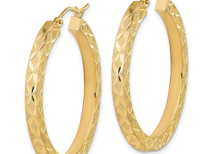 14k Yellow Gold Earrings Style TF2051 - Classique Jewelry Inc.