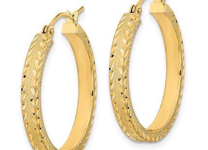 14k Yellow Gold Earrings Style TF2052 - Classique Jewelry Inc.