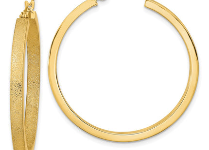 14k Yellow Gold Earrings Style TF2053 - Classique Jewelry Inc.