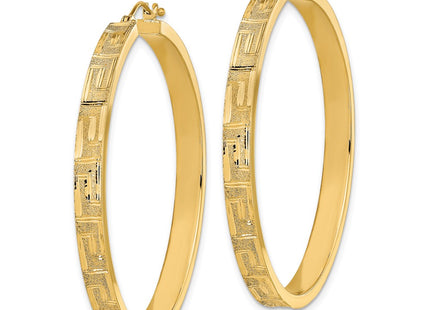 14k Yellow Gold Earrings Style TF2058 - Classique Jewelry Inc.