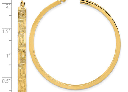 14k Yellow Gold Earrings Style TF2058 - Classique Jewelry Inc.