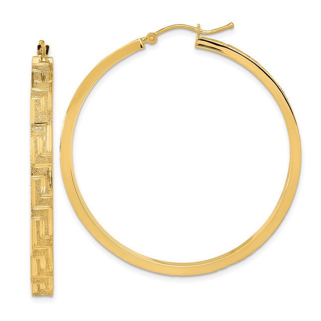 14k Yellow Gold Earrings Style TF2058 - Classique Jewelry Inc.