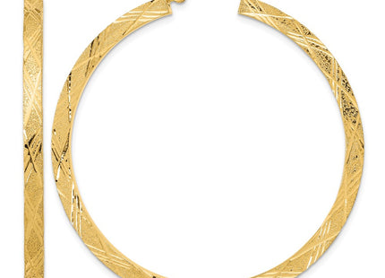 14K gold hoop earrings
