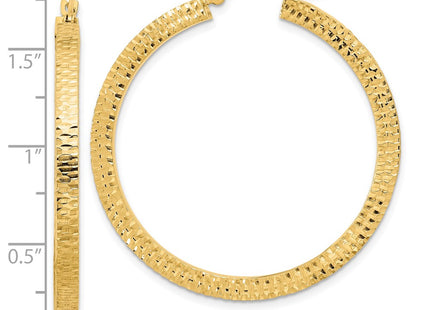 14k Yellow Gold Earrings Style TF2076 - Classique Jewelry Inc.