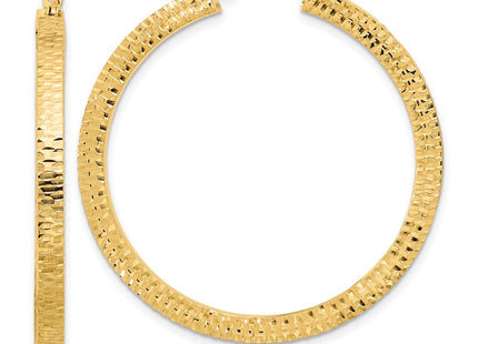 14k Yellow Gold Earrings Style TF2076 - Classique Jewelry Inc.
