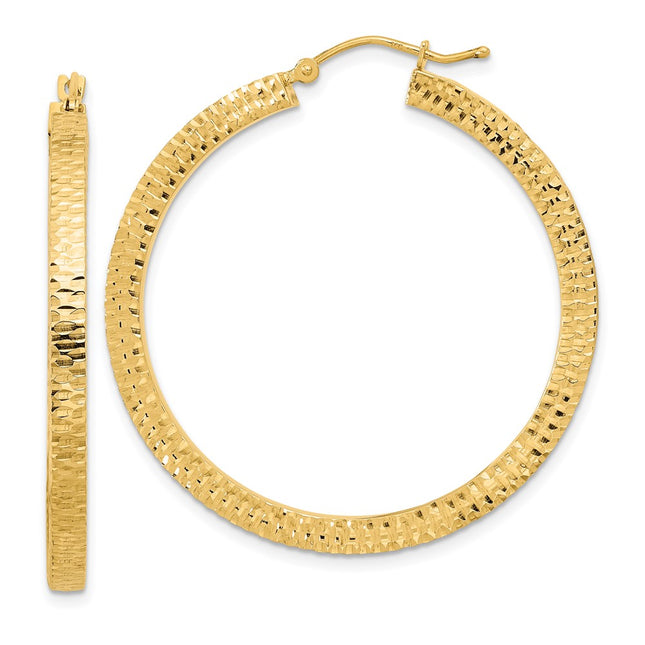 14k Yellow Gold Earrings Style TF2076 - Classique Jewelry Inc.
