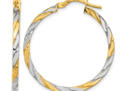 14K gold hoop earrings