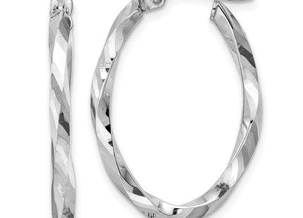 14k White Gold Earrings Style TF2086W - Classique Jewelry Inc.