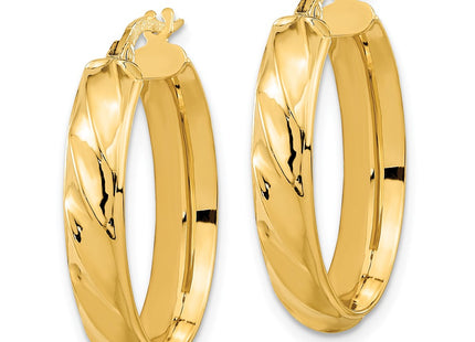 14k Yellow Gold Earrings Style TF2097 - Classique Jewelry Inc.
