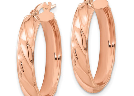 14k Rose Gold Earrings Style TF2097R - Classique Jewelry Inc.