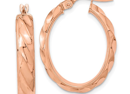 14k Rose Gold Earrings Style TF2097R - Classique Jewelry Inc.