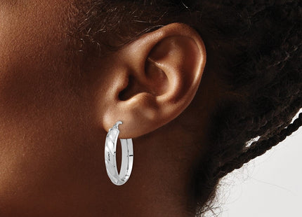 14k White Gold Earrings Style TF2097W - Classique Jewelry Inc.