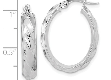 14k White Gold Earrings Style TF2097W - Classique Jewelry Inc.