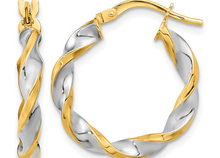 14K gold hoop earrings