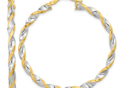 14K gold hoop earrings