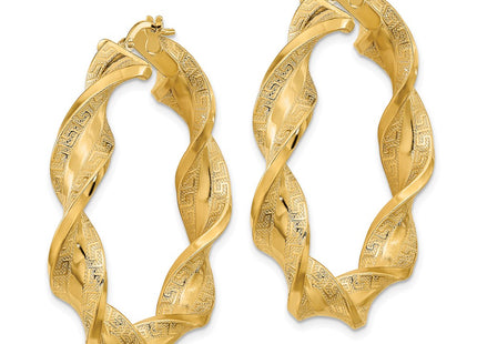 14k Yellow Gold Earrings Style TF2112 - Classique Jewelry Inc.