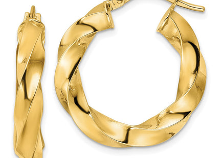14k Yellow Gold Earrings Style TF2114 - Classique Jewelry Inc.