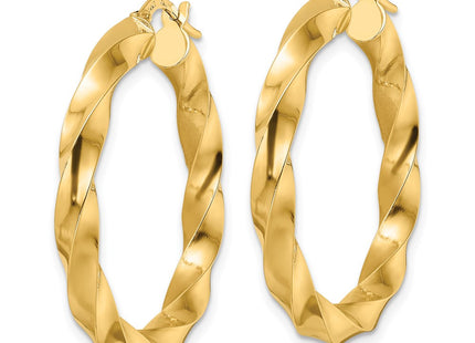 14k Yellow Gold Earrings Style TF2115 - Classique Jewelry Inc.