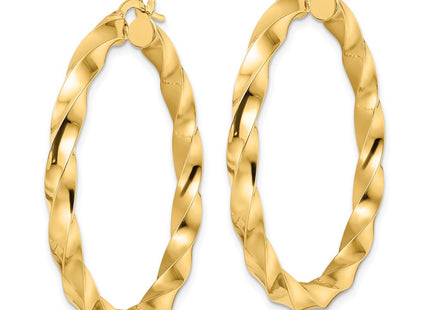 14k Yellow Gold Earrings Style TF2116 - Classique Jewelry Inc.