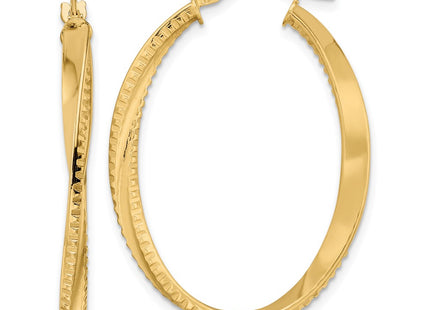 14k Yellow Gold Earrings Style TF2144 - Classique Jewelry Inc.