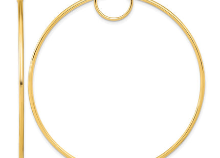 14K gold hoop earrings