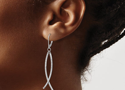 14k White Gold Earrings Style TF2168 - Classique Jewelry Inc.