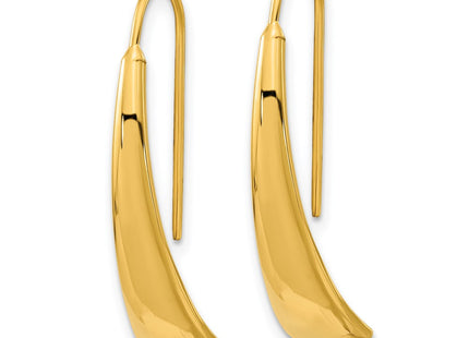 14k Yellow Gold Earrings Style TF2170 - Classique Jewelry Inc.