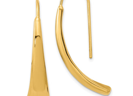 14k Yellow Gold Earrings Style TF2170 - Classique Jewelry Inc.