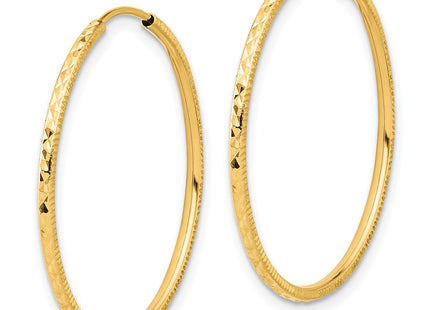 14k Yellow Gold Earrings Style TF2177 - Classique Jewelry Inc.