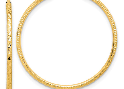 14k Yellow Gold Earrings Style TF2177 - Classique Jewelry Inc.