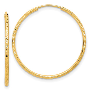 14k Yellow Gold Earrings Style TF2177 - Classique Jewelry Inc.