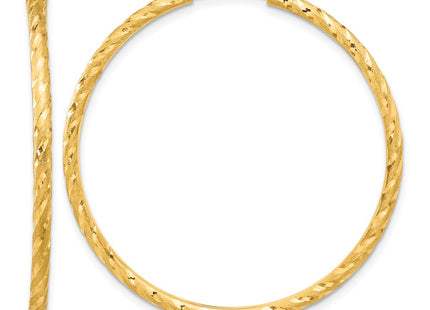 14K gold hoop earrings