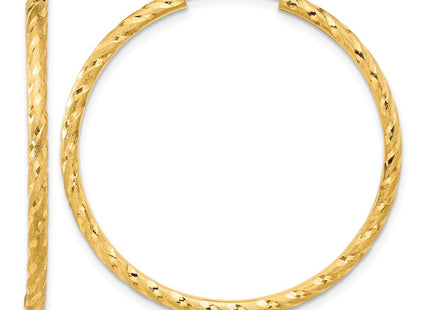 14K gold hoop earrings