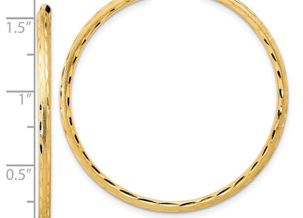 14k Yellow Gold Earrings Style TF2187 - Classique Jewelry Inc.