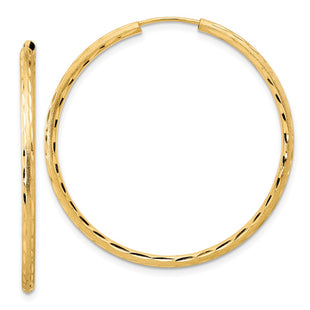 14k Yellow Gold Earrings Style TF2187 - Classique Jewelry Inc.