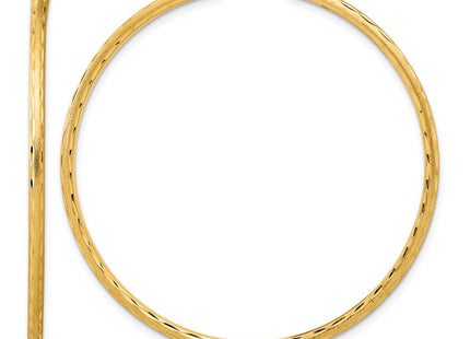 14K gold hoop earrings