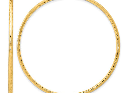 14K gold hoop earrings