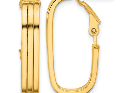 14K gold hoop earrings