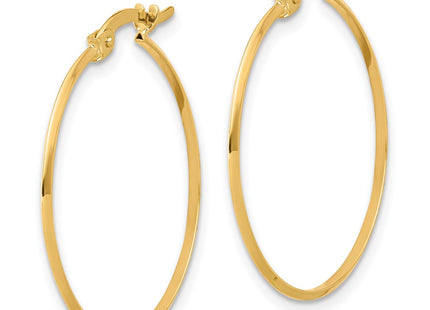 14k Yellow Gold Earrings Style TF2196 - Classique Jewelry Inc.