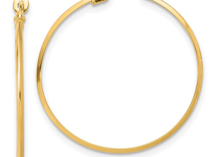 14k Yellow Gold Earrings Style TF2196 - Classique Jewelry Inc.
