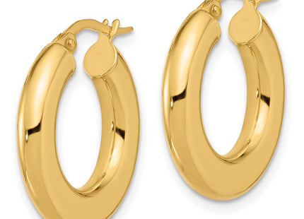 14k Yellow Gold Earrings Style TF2199 - Classique Jewelry Inc.