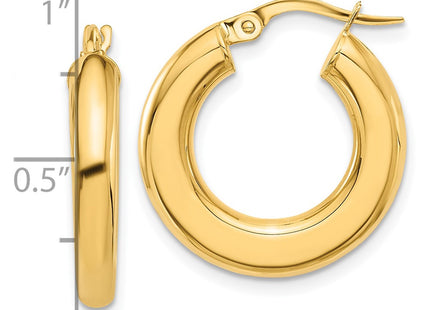 14k Yellow Gold Earrings Style TF2199 - Classique Jewelry Inc.