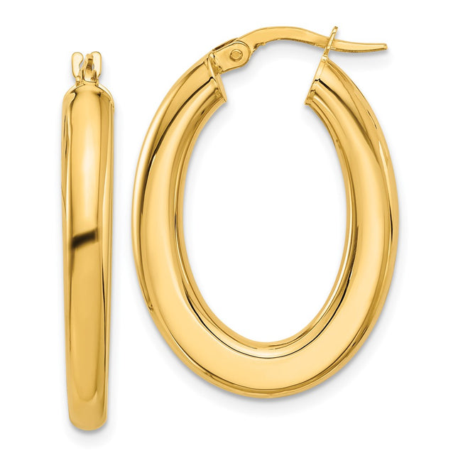 14k Yellow Gold Earrings Style TF2200 - Classique Jewelry Inc.