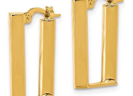 14k Yellow Gold Earrings Style TF2208 - Classique Jewelry Inc.