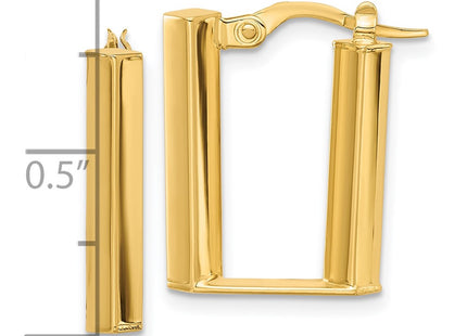 14k Yellow Gold Earrings Style TF2208 - Classique Jewelry Inc.