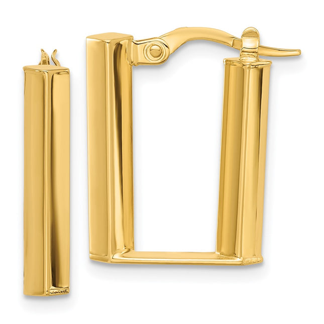 14k Yellow Gold Earrings Style TF2208 - Classique Jewelry Inc.