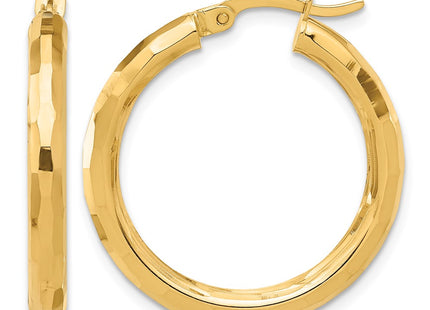 14K gold hoop earrings