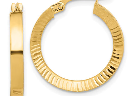 14k Yellow Gold Earrings Style TF2213 - Classique Jewelry Inc.