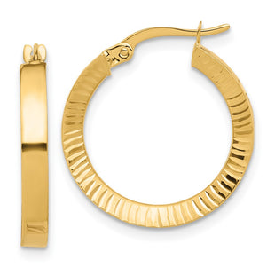 14k Yellow Gold Earrings Style TF2213 - Classique Jewelry Inc.