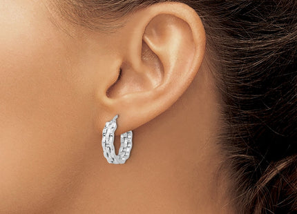 14k White Gold Earrings Style TF2229W - Classique Jewelry Inc.